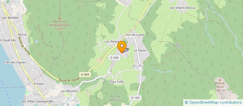 localisation de l'entreprise MRA TRANSPORT ET LOGISTIQUE  BLUFFY