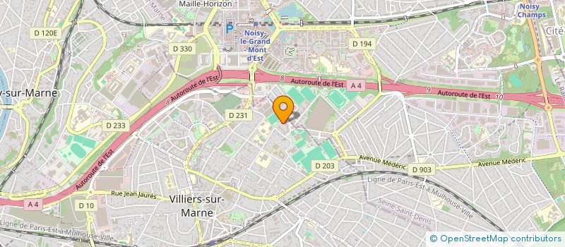 localisation de l'entreprise MRABO HOLDING  VILLIERS-SUR-MARNE