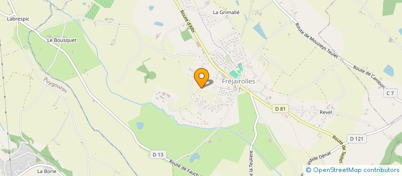 localisation de l'entreprise MRABTI  FREJAIROLLES