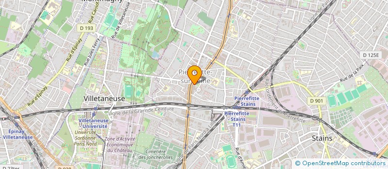localisation de l'entreprise MRAP COMITE LOCAL DE PIERREFITTE à PIERREFITTE-SUR-SEINE