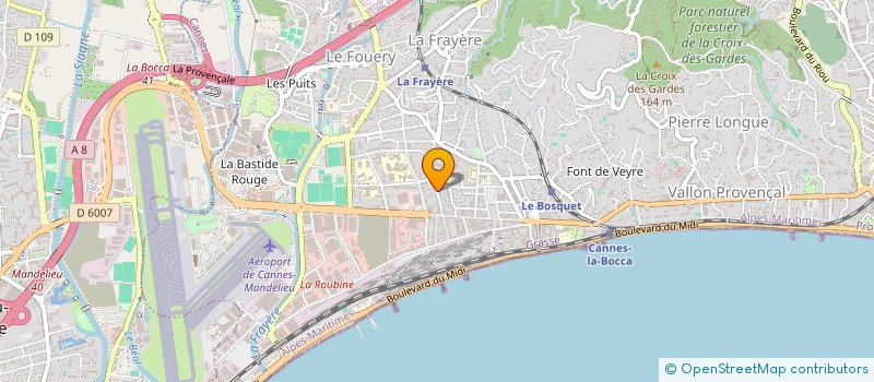localisation de l'entreprise MRB à CANNES