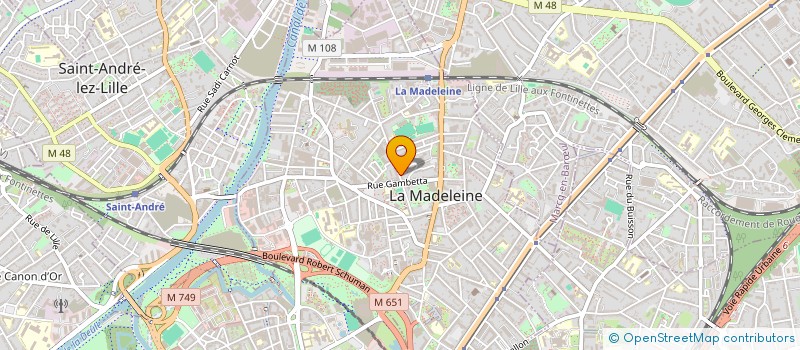 localisation de l'entreprise MRB RENOV à LA MADELEINE