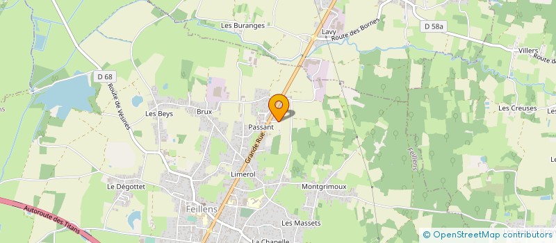 localisation de l'entreprise MRC à FEILLENS