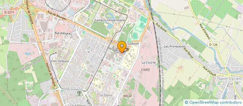 localisation de l'entreprise MRC  ORLEANS