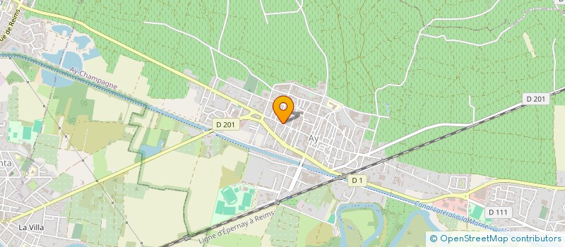 localisation de l'entreprise MRC  AY-CHAMPAGNE