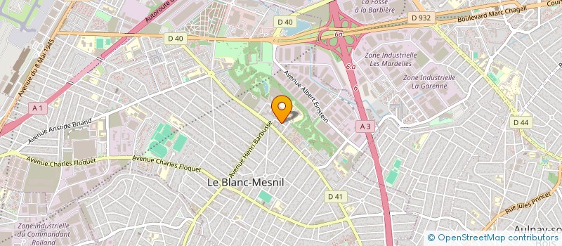 localisation de l'entreprise MRC BATIMENT à LE BLANC-MESNIL