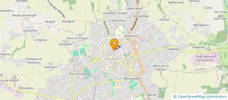 localisation de l'entreprise MRC CLEAN  LESNEVEN