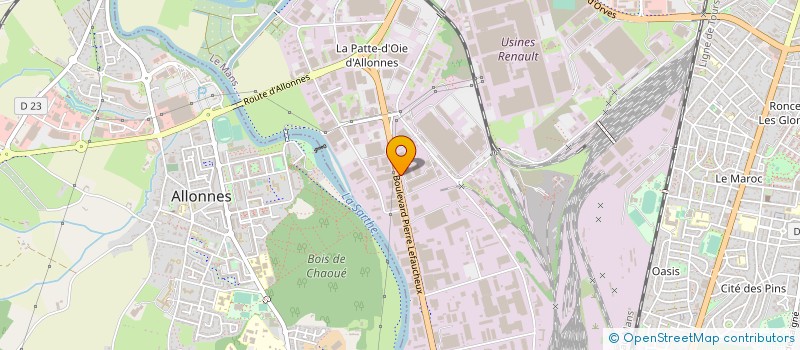 localisation de l'entreprise MRC CONFORT à LE MANS