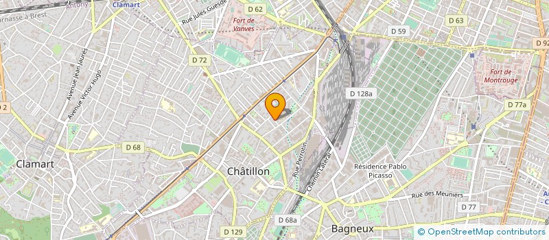 localisation de l'entreprise MRC DISTRIBUTION à CHATILLON