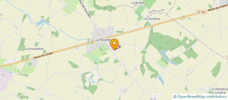 localisation de l'entreprise MRC EVENTS à CHALLANS