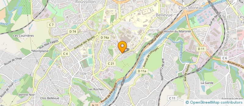 localisation de l'entreprise MRC EVOLUTION à LIMOGES