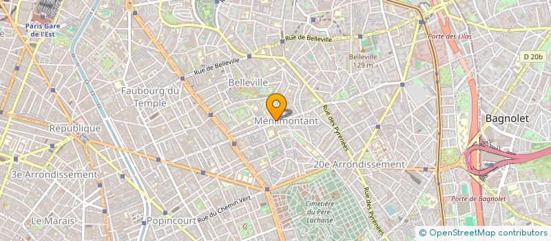 localisation de l'entreprise MRC TAXIS  PARIS