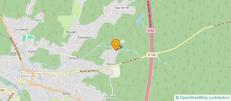 localisation de l'entreprise MRC33  SALLES