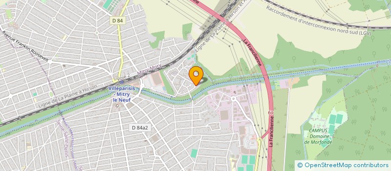 localisation de l'entreprise MRCC BAT à VILLEPARISIS