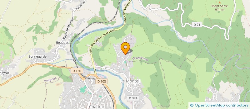localisation de l'entreprise MRCK à LE MONTEIL