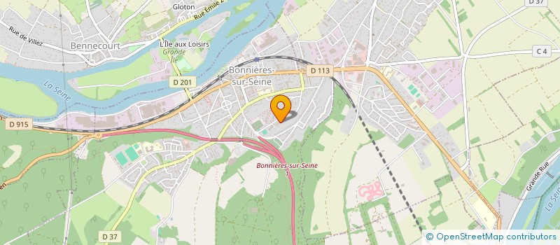 localisation de l'entreprise MRCONSULTING à BONNIERES-SUR-SEINE