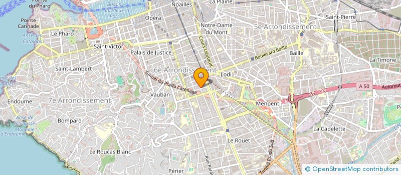 localisation de l'entreprise MRD SECURITE à MARSEILLE