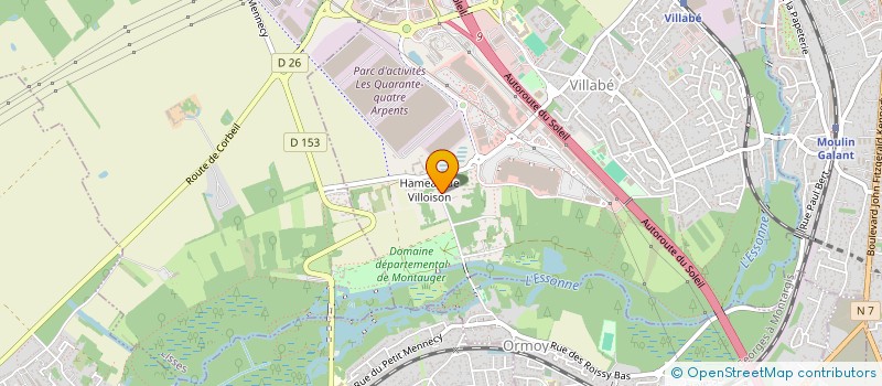 localisation de l'entreprise MRDB  VILLABE