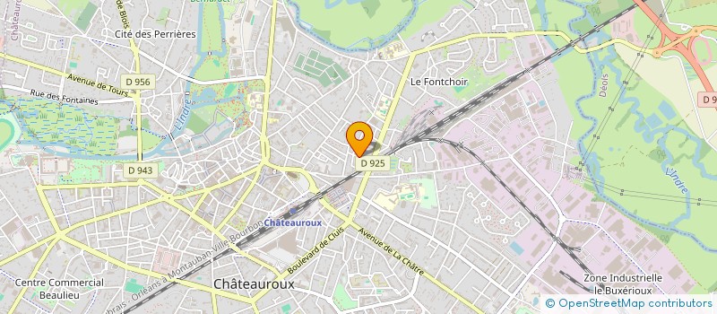 localisation de l'entreprise MRDJM DEPOND à CHATEAUROUX