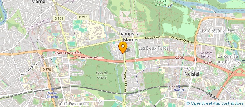 localisation de l'entreprise MRDM  CHAMPS-SUR-MARNE