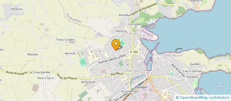 localisation de l'entreprise MREN HARDY  PAIMPOL