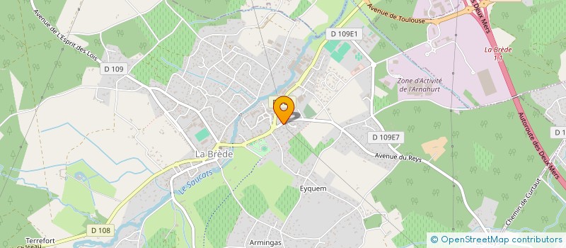 localisation de l'entreprise MRENOV33  LA BREDE