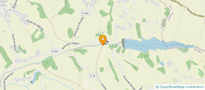 localisation de l'entreprise MRF à SAINT-JEAN-LHERM