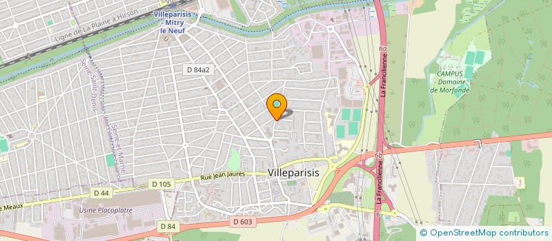 localisation de l'entreprise MRF BATIMENT à ASNIERES-SUR-SEINE