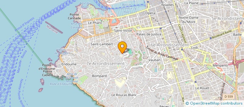 localisation de l'entreprise MRF IMMOBILIER  MARSEILLE
