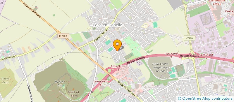 localisation de l'entreprise MRFC  LOOS-EN-GOHELLE