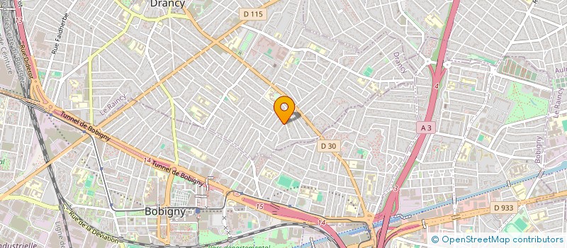 localisation de l'entreprise MRG à DRANCY