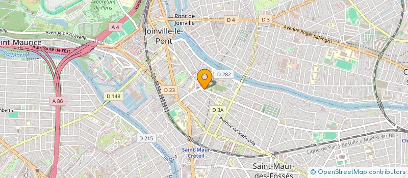 localisation de l'entreprise MRG  ST MAUR DES FOSSES