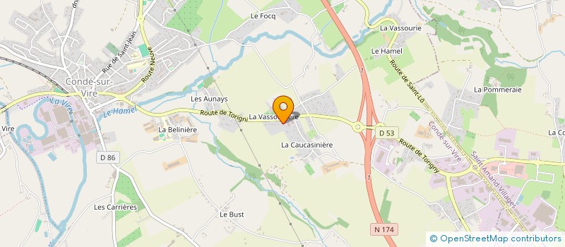 localisation de l'entreprise MRG IMMO  CONDE-SUR-VIRE