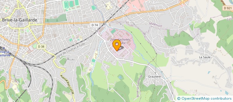 localisation de l'entreprise MRG INTERNATIONAL à BRIVE-LA-GAILLARDE