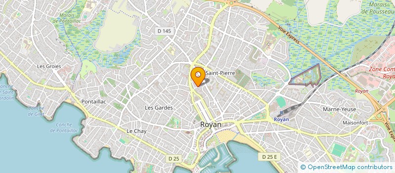 localisation de l'entreprise MRG TRANSITION  ROYAN