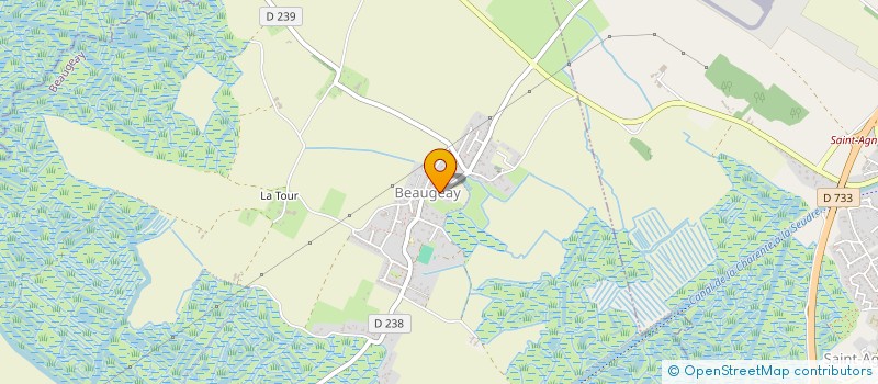 localisation de l'entreprise MRG17  BEAUGEAY