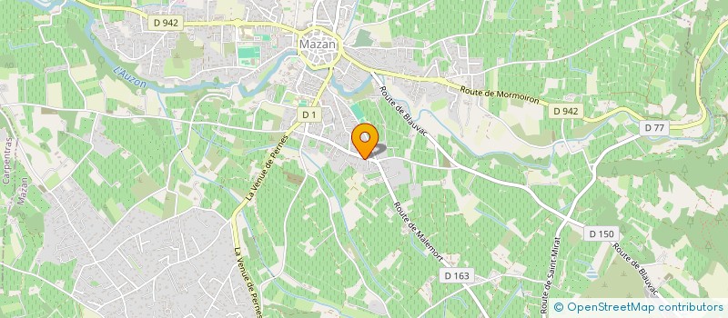 localisation de l'entreprise MRGT  MAZAN