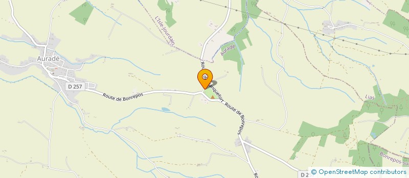 localisation de l'entreprise MRH  AURADE