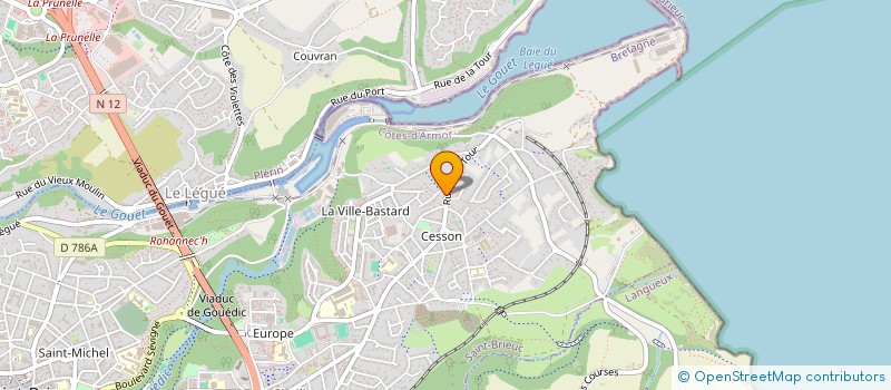 localisation de l'entreprise MRH à SAINT-BRIEUC