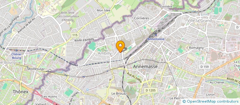 localisation de l'entreprise MRH à AMBILLY