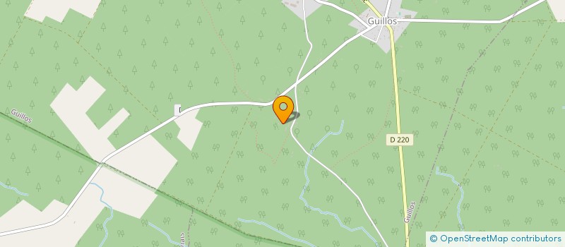 localisation de l'entreprise MRH CHARPENTE à LANDIRAS