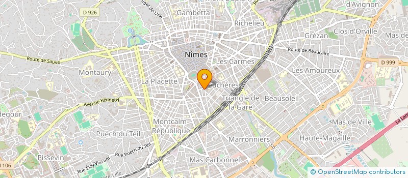 localisation de l'entreprise MRH CONTRACTANTS à NIMES