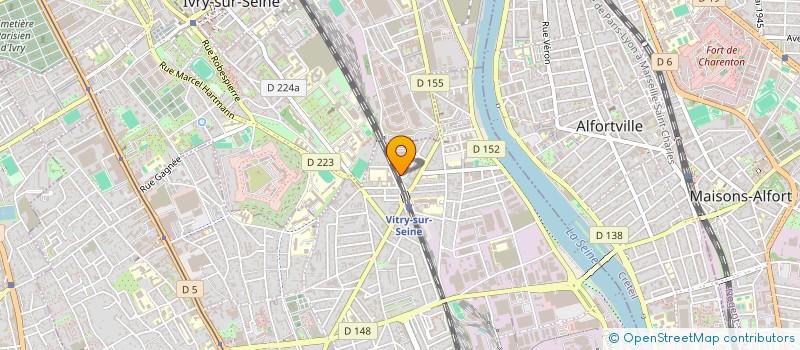 localisation de l'entreprise MRH RENOVE à VITRY-SUR-SEINE
