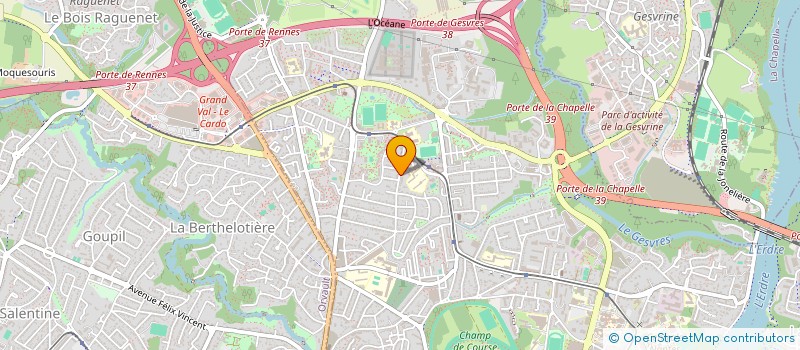 localisation de l'entreprise MRH SCI à NANTES