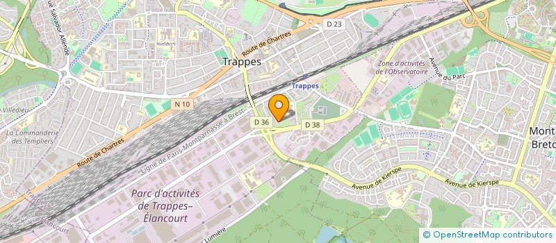 localisation de l'entreprise MRH TELECOMS DE FRANCE à TRAPPES