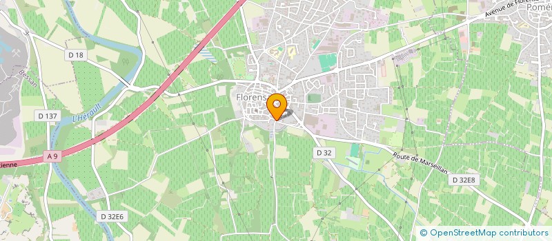 localisation de l'entreprise MRHE SERVICES  FLORENSAC