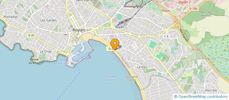 localisation de l'entreprise MRI  ROYAN