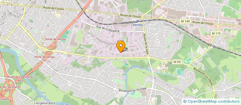 localisation de l'entreprise MRI PARTICIPATIONS à VERTOU
