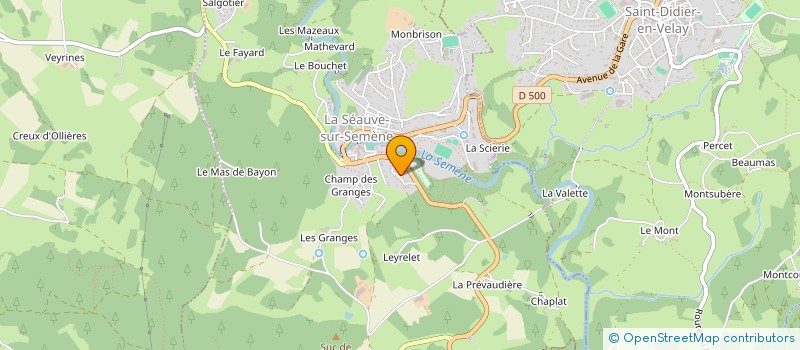 localisation de l'entreprise MRIBSS  LA SEAUVE-SUR-SEMENE
