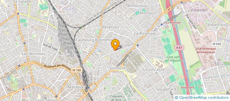 localisation de l'entreprise MRJ à TOULOUSE